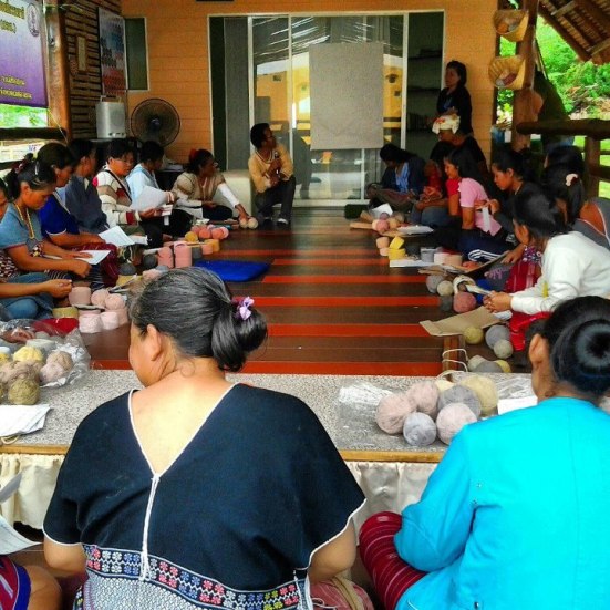 Occupational training for Karen women, organised by Padonc Shop and Green Garden, Mae Hong Son.